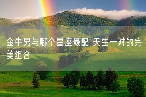 金牛男与哪个星座最配 天生一对的完美组合(图1) 金牛男与哪个星座最配 天生一对的完美组合(图1)