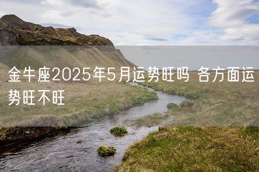 金牛座2025年5月运势旺吗 各方面运势旺不旺(图1)