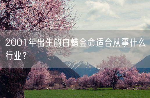 2001年出生的白蜡金命适合从事什么行业？(图1)