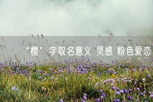 “樱”字取名意义 灵感 粉色爱恋(图1) “樱”字取名意义 灵感 粉色爱恋(图1)