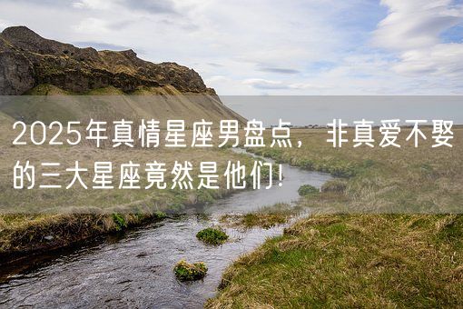 2025年真情星座男盘点，非真爱不娶的三大星座竟然是他们！(图1)