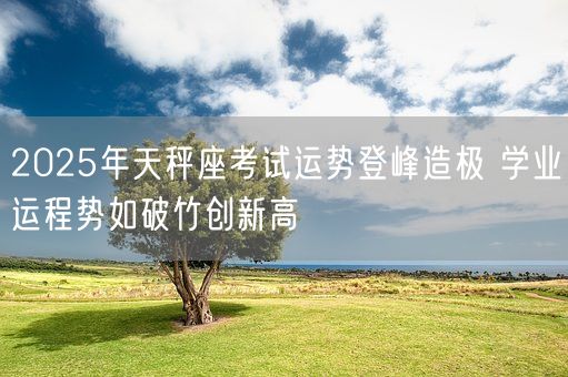 2025年天秤座考试运势登峰造极 学业运程势如破竹创新高(图1) 2025年天秤座考试运势登峰造极 学业运程势如破竹创新高(图1)