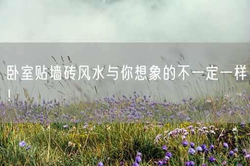 卧室贴墙砖风水与你想象的不一定一样!(图1) 卧室贴墙砖风水与你想象的不一定一样!(图1)