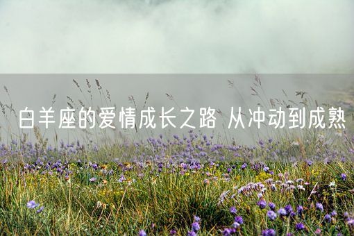 白羊座的爱情成长之路 从冲动到成熟(图1) 白羊座的爱情成长之路 从冲动到成熟(图1)