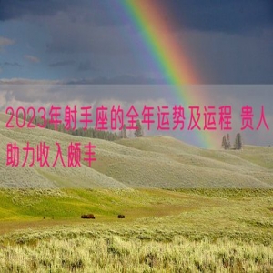 2023年射手座的全年运势及运程 贵人助力收入颇丰