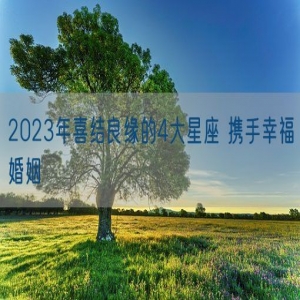 2023年喜结良缘的4大星座 携手幸福婚姻