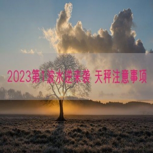 2023第1波水逆来袭 天秤注意事项