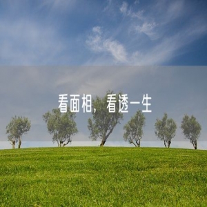 看面相，看透一生