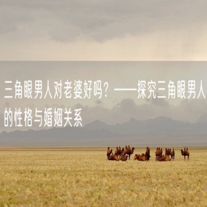 三角眼男人对老婆好吗？——探究三角眼男人的性格与婚姻关系