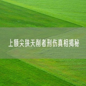 上额尖狭天削者刑伤真相揭秘