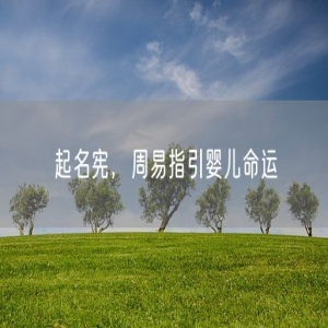 起名宪，周易指引婴儿命运