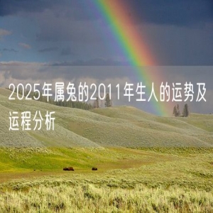 2025年属兔的2011年生人的运势及运程分析