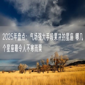 2025年盘点：气场强大手段果决的星座 哪几个星座最令人不寒而栗