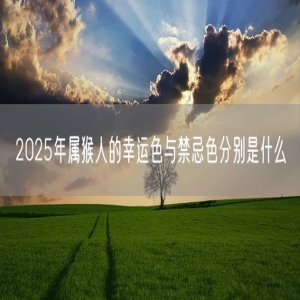 2025年属猴人的幸运色与禁忌色分别是什么