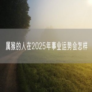 属猴的人在2025年事业运势会怎样