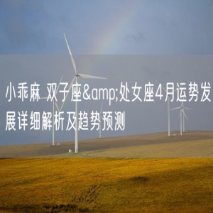 小乖麻 双子座&处女座4月运势发展详细解析及趋势预测